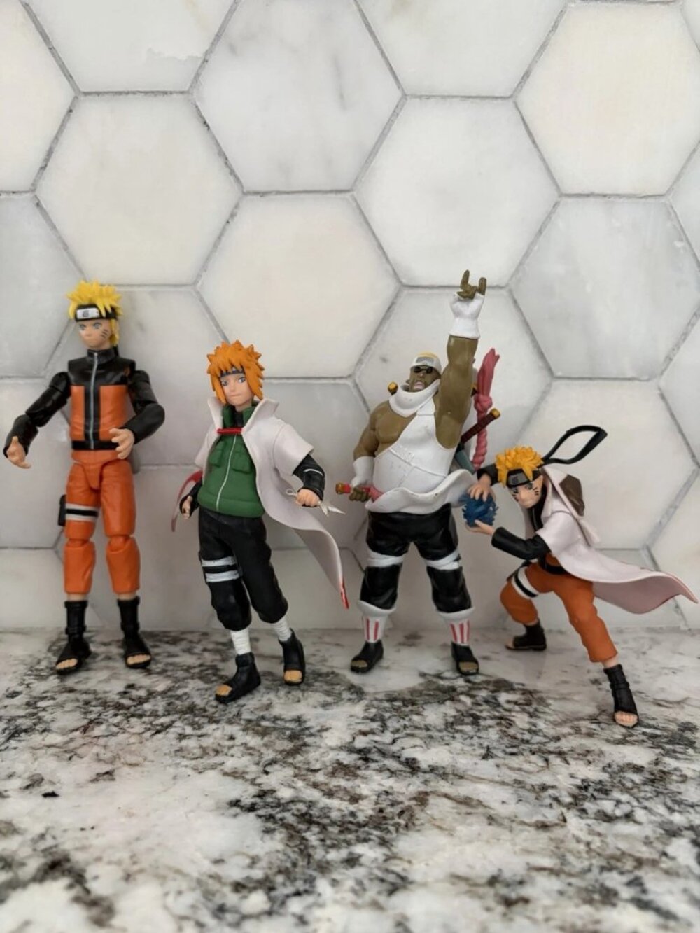 Naruto Action Figures Lot of 4 Random